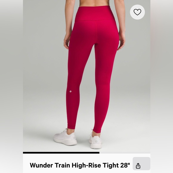 Lululemon Wunder Train tights 28” - Picture 2 of 5